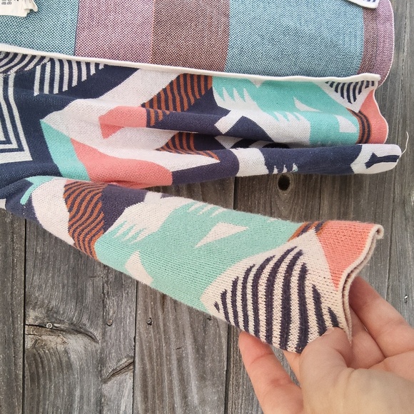 Billabong Multicolor Geometric Cardigan Size Small - Picture 3 of 6